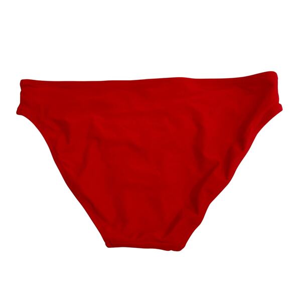 aerie bikini bottom red high waist. size M - Picture 2 of 8